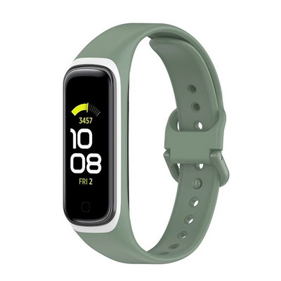 Silikoonrihm Samsung Galaxy Fit 2 SM-R220 rihmaga käevõru asendusrandme jaoks Galaxy Fit 2 kella Correa pehmete tarvikute jaoks