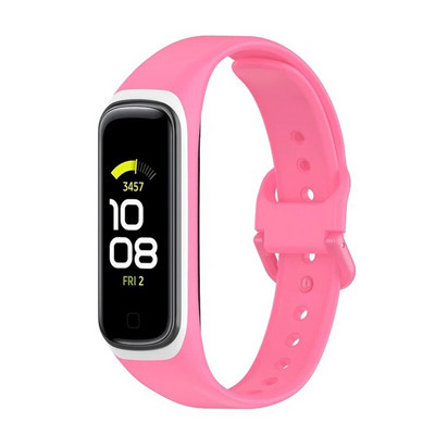 Silikoonrihm Samsung Galaxy Fit 2 SM-R220 rihmaga käevõru asendusrandme jaoks Galaxy Fit 2 kella Correa pehmete tarvikute jaoks
