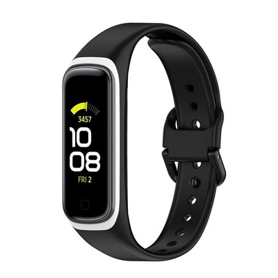 Silikoonrihm Samsung Galaxy Fit 2 SM-R220 rihmaga käevõru asendusrandme jaoks Galaxy Fit 2 kella Correa pehmete tarvikute jaoks