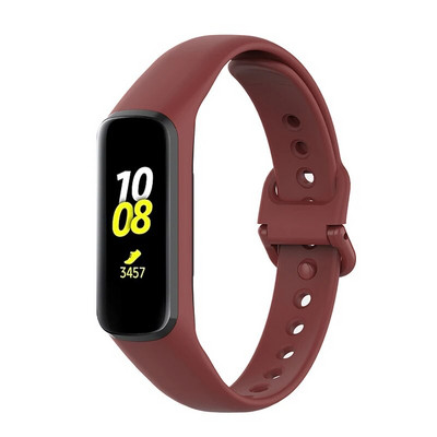 Silikoonrihm Samsung Galaxy Fit 2 SM-R220 rihmaga käevõru asendusrandme jaoks Galaxy Fit 2 kella Correa pehmete tarvikute jaoks