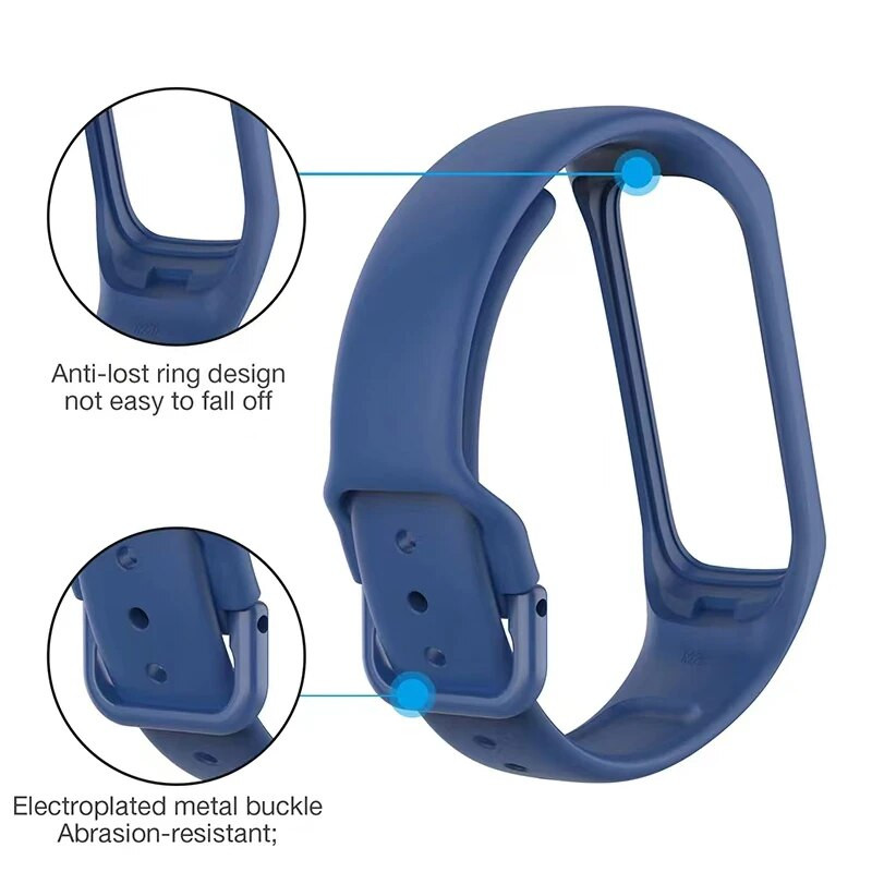 Silikoonrihm Samsung Galaxy Fit 2 SM-R220 rihmaga käevõru asendusrandme jaoks Galaxy Fit 2 kella Correa pehmete tarvikute jaoks