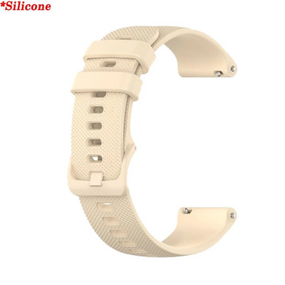Curea de ceas inteligentă din piele cu cataramă din aur roz de 18 mm pentru brățară Garmin Vivoactive 4S 3S/Venu 2S/Rey/Forerunner 265S 255S