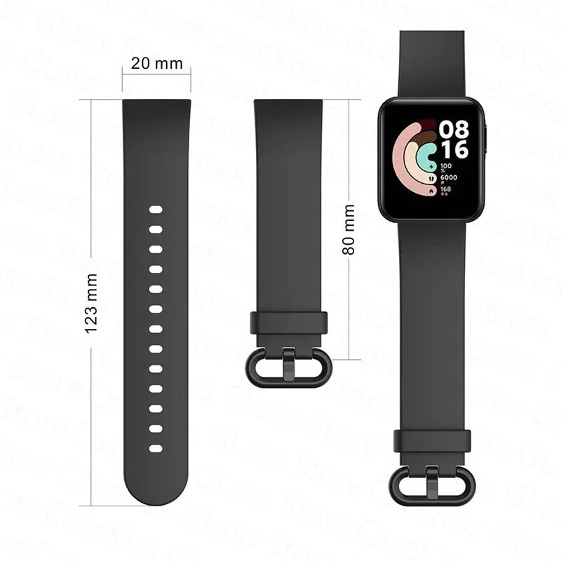 Silikoonrihm Xiaomi Mi Watch Lite globaalse nutikella jaoks Asenduskäevõru randmepael Redmi Watch 2 Lite kella2 rihma jaoks