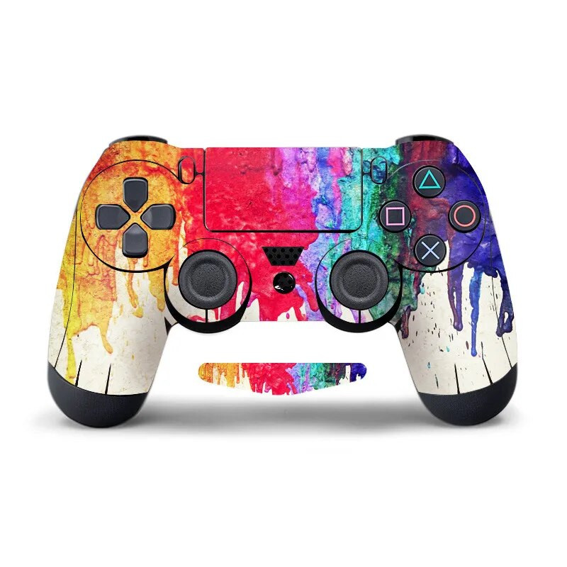 NEW Style Skin Sticker για PlayStation 4 PS4 Gameing Controller Joystick Accessories Προστατευτικά αυτοκόλλητα για κονσόλα SONY PS 4