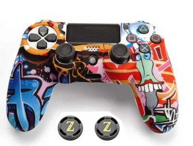Silikonska gumena maska za SONY Playstation 4 PS4 Controller Protection Skin za PS4 Pro Slim Gamepad Controle Thumb Grips