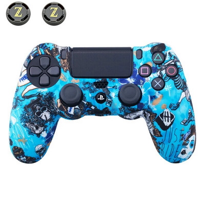 Silikonska gumena maska za SONY Playstation 4 PS4 Controller Protection Skin za PS4 Pro Slim Gamepad Controle Thumb Grips