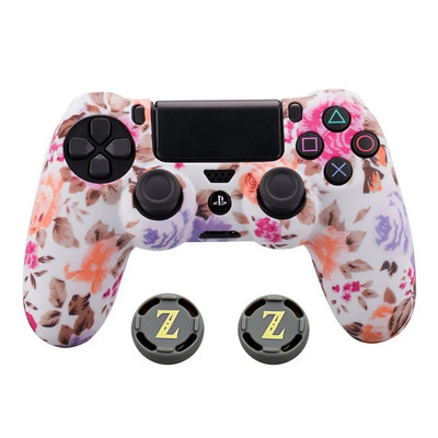 Silikonska gumena maska za SONY Playstation 4 PS4 Controller Protection Skin za PS4 Pro Slim Gamepad Controle Thumb Grips