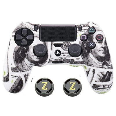 Silikonska gumena maska za SONY Playstation 4 PS4 Controller Protection Skin za PS4 Pro Slim Gamepad Controle Thumb Grips