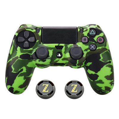 Silikonska gumena maska za SONY Playstation 4 PS4 Controller Protection Skin za PS4 Pro Slim Gamepad Controle Thumb Grips