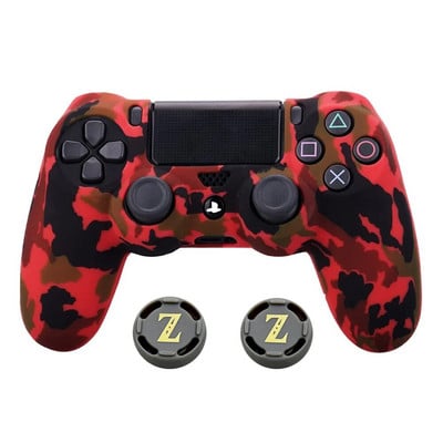 Silikonska gumena maska za SONY Playstation 4 PS4 Controller Protection Skin za PS4 Pro Slim Gamepad Controle Thumb Grips