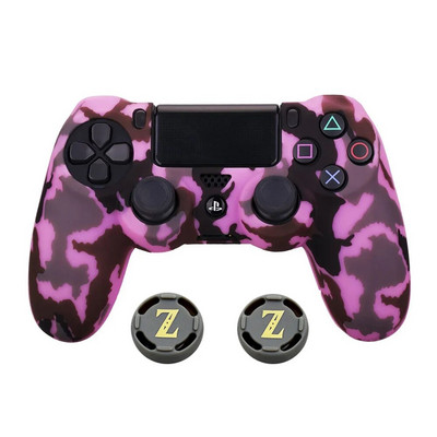 Silikonska gumena maska za SONY Playstation 4 PS4 Controller Protection Skin za PS4 Pro Slim Gamepad Controle Thumb Grips