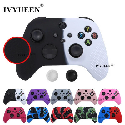 IVYUEEN Anti-Alip mīksta aizsargājoša āda priekš XBox sērijas XS Core Controller Silikona korpusa rokturis Gamepad MixColor aizsargvāciņš