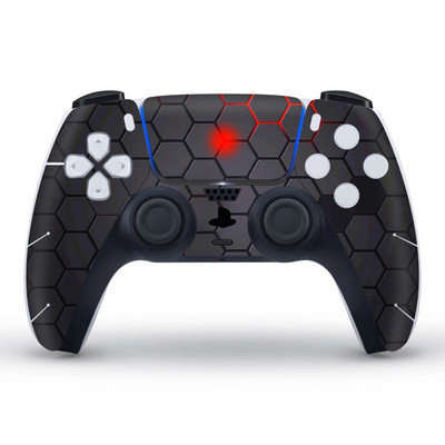 Kamuflāžas ādas uzlīme Sony PS5 kontroliera Joypad Protector Skrāpējumu necaurlaidīgam uzlīmes vāciņam Gamepad Kursorsviras spēļu piederumi