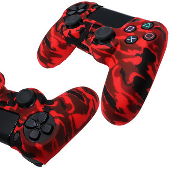 Противоплъзгащ се силиконов защитен калъф за SONY PlayStation4 PS4 гейминг контролер Аксесоари с капачка за захващане на палеца Skin Shell