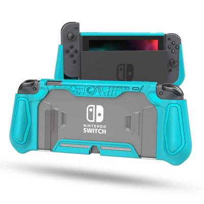 За Nintendo Switch Case Dockable Case Съвместим с конзола и контролер Joy-Con nintendos switch TPU Grip Защитно покритие