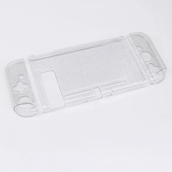 Мек TPU Crystal Glitter Case за Switch Lite Oled Console Аксесоар за видеоигри Прозрачен защитен капак за Switch Skin