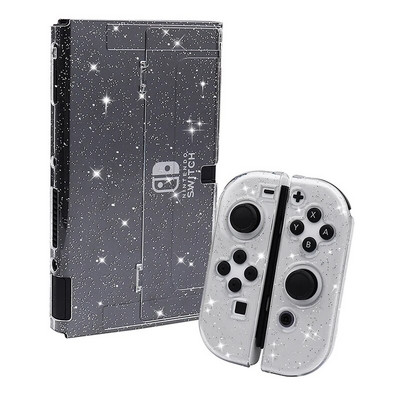 Θήκη Soft TPU Crystal Glitter για Switch Lite Oled Console Video Game Αξεσουάρ Διαφανές προστατευτικό κάλυμμα για Switch Skin