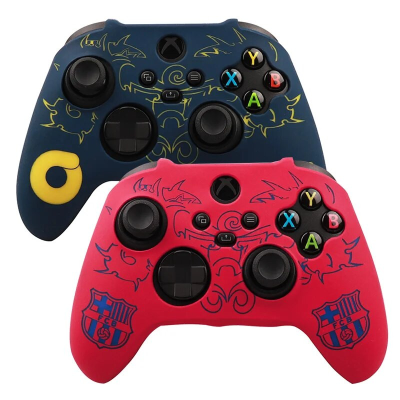 Silikonska meka laserska rezbarija Control Case za PS4/PS5/XSX kontroler Skin Cases Gamepad Joystick Dodaci za igre Navlaka za PS4