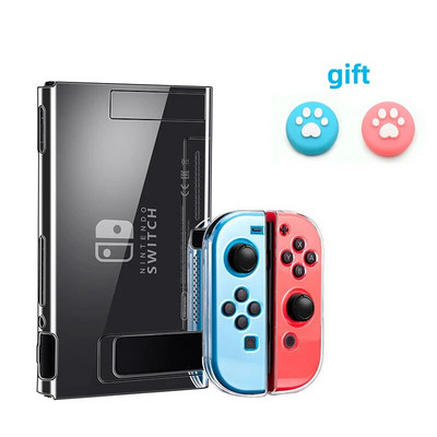 Διαφανές κάλυμμα προστατευτικής θήκης από μαλακό κέλυφος για Nintendo Switch TPU Silicone Dockable Skin Grip Caps Switch Lite Game