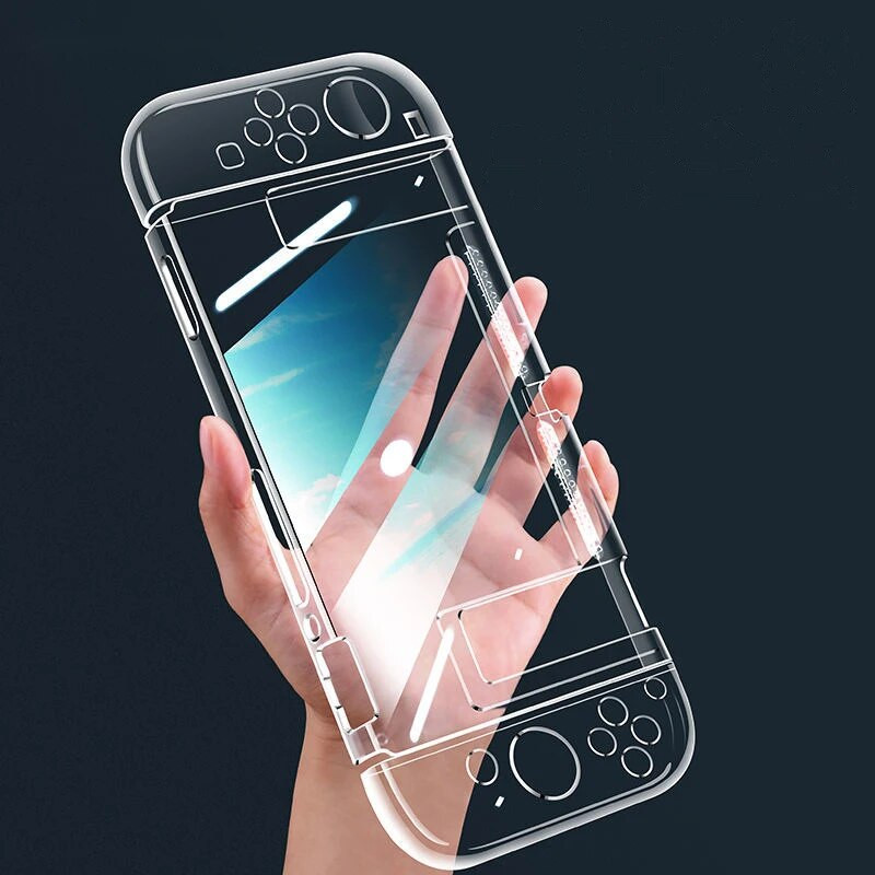 Διαφανές κάλυμμα προστατευτικής θήκης από μαλακό κέλυφος για Nintendo Switch TPU Silicone Dockable Skin Grip Caps Switch Lite Game