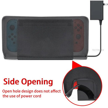 Συμβατό Nintendo Switch & OLED Dust Cover Dustproof Case Κονσόλα παιχνιδιών Αδιάβροχη προστατευτική θήκη Mesh Stopper Anti-Scratch