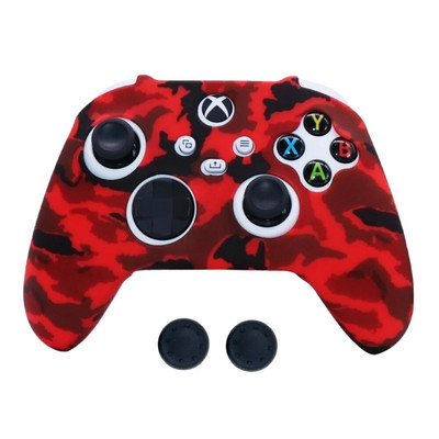 Pretslīdes aizsargvāciņš priekš XBOX sērijas X/S spēļu kontrollera piederumiem silikona pārsegu futrāļi ar īkšķa stieņa roktura vāciņu