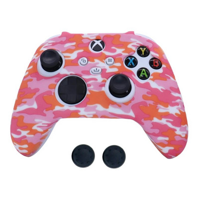 Pretslīdes aizsargvāciņš priekš XBOX sērijas X/S spēļu kontrollera piederumiem silikona pārsegu futrāļi ar īkšķa stieņa roktura vāciņu