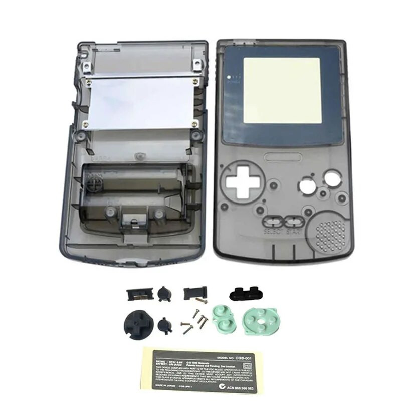 Uus originaalne mängukonsooli ümbris Gameboy Color Classic mängukonsooli kest GBC korpuse jaoks koos nuppudega
