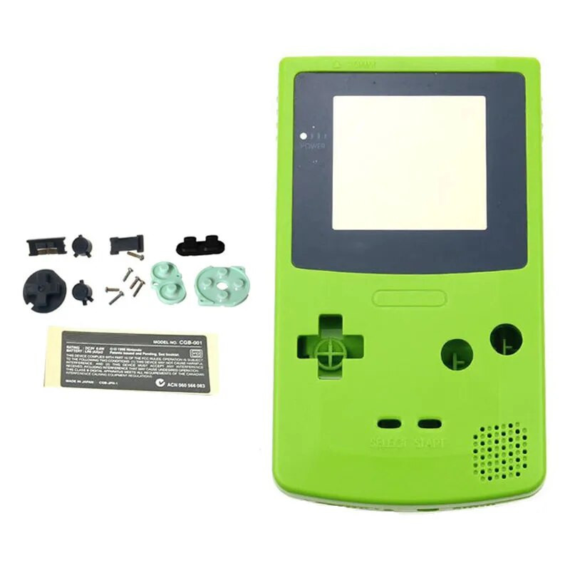 Uus originaalne mängukonsooli ümbris Gameboy Color Classic mängukonsooli kest GBC korpuse jaoks koos nuppudega