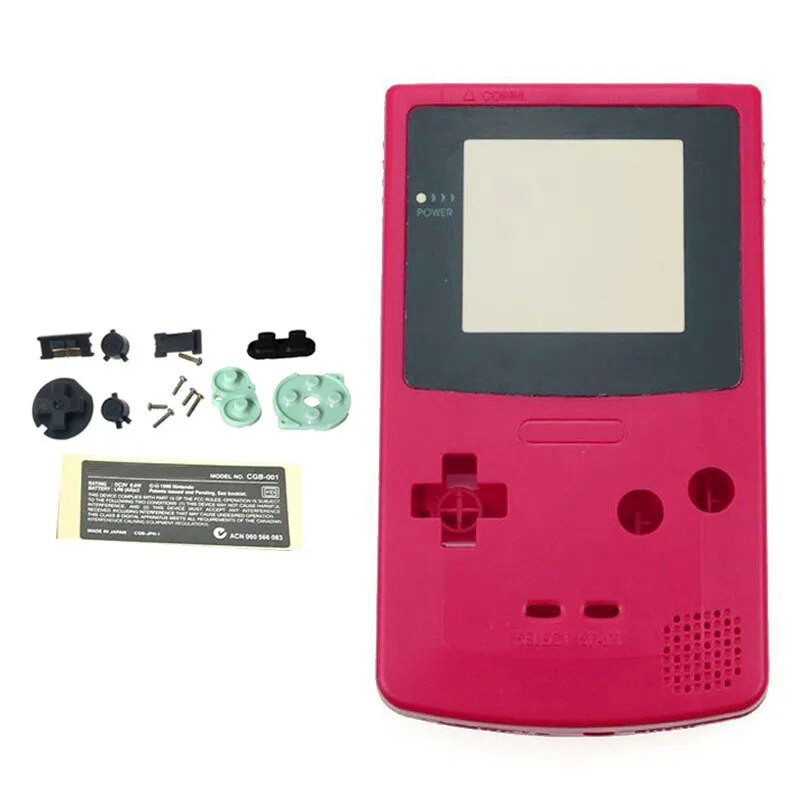 Uus originaalne mängukonsooli ümbris Gameboy Color Classic mängukonsooli kest GBC korpuse jaoks koos nuppudega