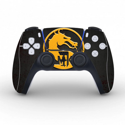 Mortal Kombat Стикер със защитен капак за PS5 Controller Skin Decal PS5 Gamepad Sticker Vinyl