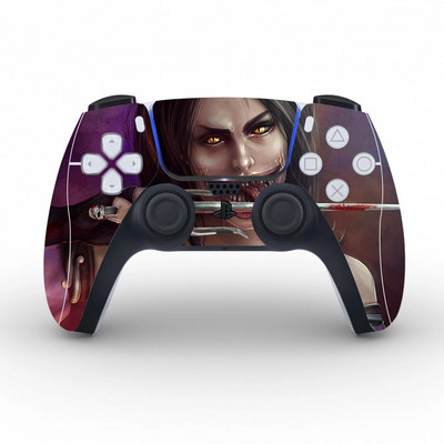 Αυτοκόλλητο με προστατευτικό κάλυμμα Mortal Kombat για δέρμα χειριστηρίου PS5 Αυτοκόλλητο βινυλίου με αυτοκόλλητο PS5 Gamepad