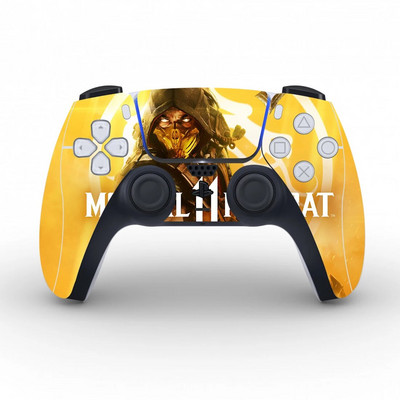 Αυτοκόλλητο με προστατευτικό κάλυμμα Mortal Kombat για δέρμα χειριστηρίου PS5 Αυτοκόλλητο βινυλίου με αυτοκόλλητο PS5 Gamepad