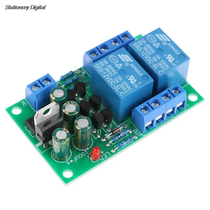 Κιτ προστασίας ηχείων DIY Components for Stereo Audio Speaker Protection Board Delay Boot Delay DC Protect Kit Double Channel