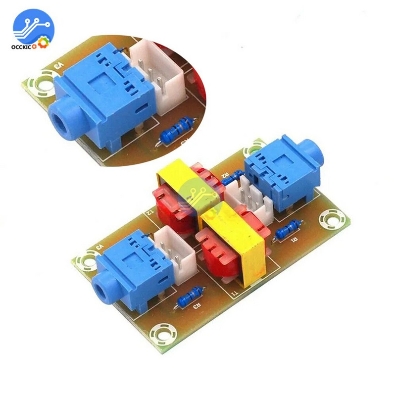 HiFi audio izolators akustiskā trokšņa izolācija skaņas filtrs trokšņu samazināšana akustiskā audio stereo zemes cilpas slāpētājs