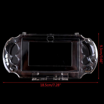 Прозрачен кристално прозрачен твърд защитен калъф Cover Shell за Sony Ps Vita Psv 2000