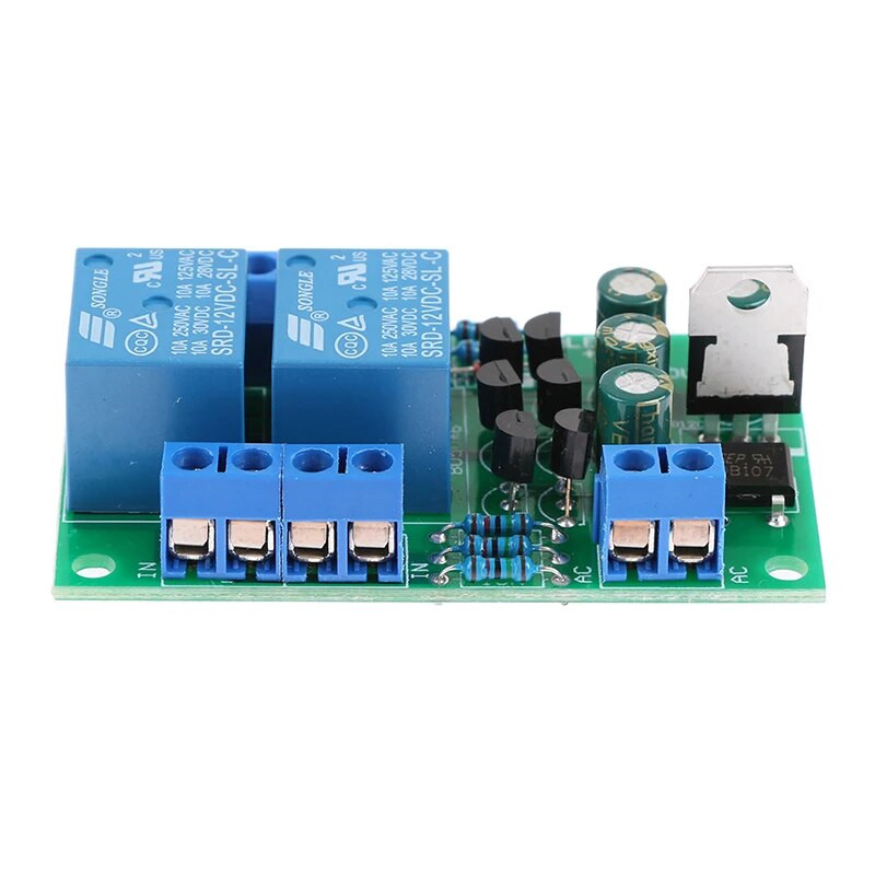 1 gab. Audio skaļruņu aizsardzības plates sāknēšanas aizkaves līdzstrāvas aizsardzības komplekts DIY Double Channel