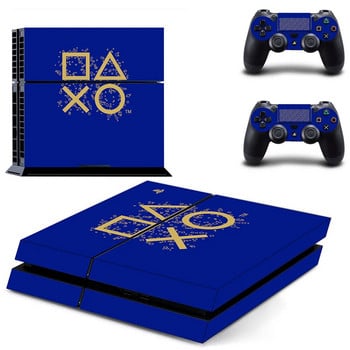 Pure White Symbol Logo Design PS4 Skin Sticker Decal Cover за конзола и 2 контролера PS4 Skins Винил