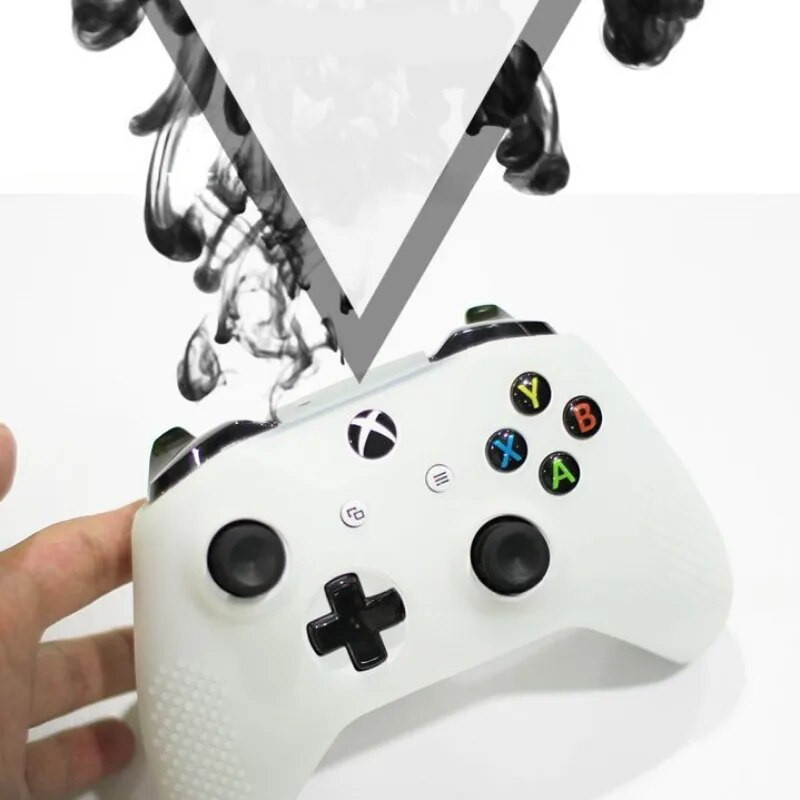 Xbox one S aizsargsviras apvalkam, neslīdošam ādas silikona aizsargvāciņam, apvalka apvalkam Xbox One plānajam kontrolierim