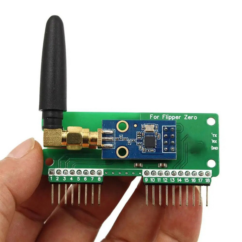 Για Flipper Zero WiFi CC1101 SubGhz 433Mhz Development Board GPIO CC1101 Mouse Module For Flipper Zero Modification