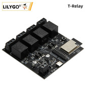 LILYGO® TTGO T-Relay ESP32 Wireless Module DC 5V 4 Groups Relay Development Board 4MB Flash WiFi Bluetooth Τηλεχειριστήριο