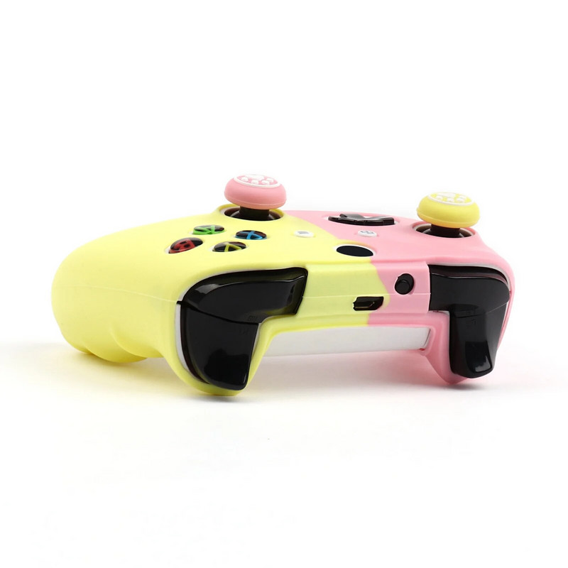 Κάλυμμα προστατευτικής θήκης από μαλακή σιλικόνη για χειριστήριο Xbox One S Skin Παιχνίδια παιχνιδιών αξεσουάρ για Xbox One X Control με Joystic