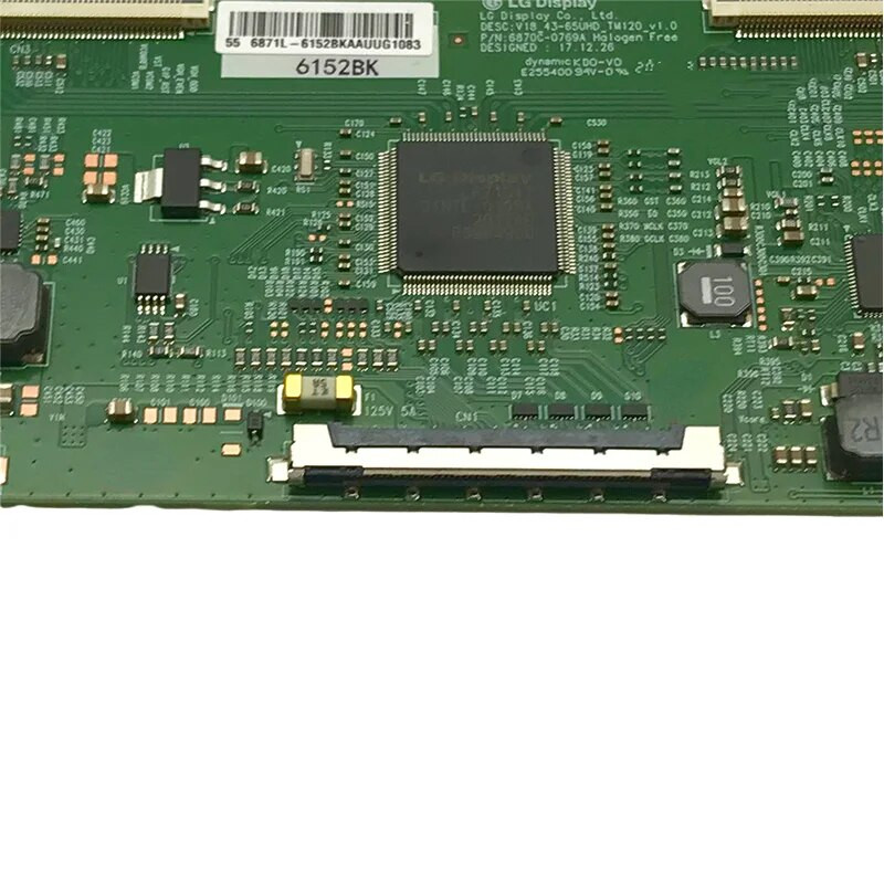 6870C-0769A V18_43-65UHD_TM120_v1.0 Πλακέτα T-Con For LG Display Equipment T Con Card Original Replacement Board 6870C 0769A