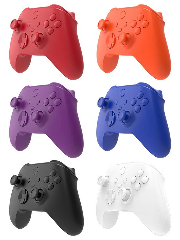 DATA FROG komplekti asendusümbris Xbox Series S kontrolleri jaoks esikaane tagumine kest külgsiinid paneelid Xbox Series X mängupuldi jaoks