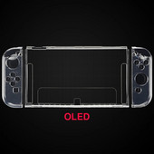 Mīksts TPU caurspīdīgs apvalks aizsargapvalka vāka rāmja caurspīdīgs aizsargs Nintendo Switch OLED spēļu konsoles piederumiem