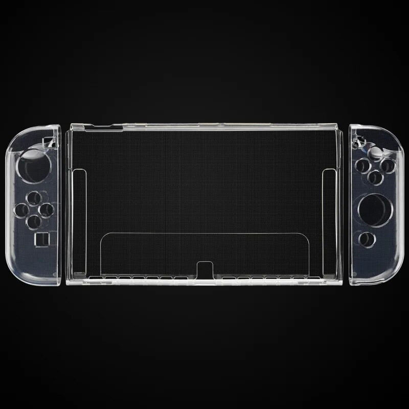 Mīksts TPU caurspīdīgs apvalks aizsargapvalka vāka rāmja caurspīdīgs aizsargs Nintendo Switch OLED spēļu konsoles piederumiem