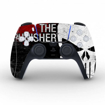 Стикер за защитен капак с дизайн на черепа за PS5 Controller Skin Decal PS5 Gamepad Skin Sticker Винил