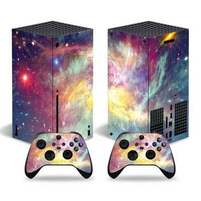Για Xbox Series X Console and 2 Controller Skin Sticker Graffiti Color Protective Decal Αφαιρούμενο κάλυμμα