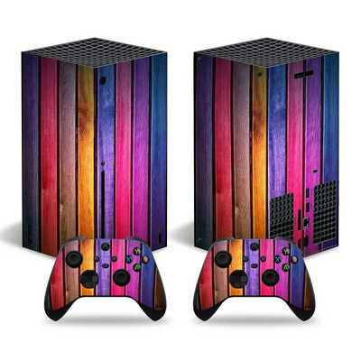 Για Xbox Series X Console and 2 Controller Skin Sticker Graffiti Color Protective Decal Αφαιρούμενο κάλυμμα