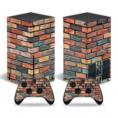 Για Xbox Series X Console and 2 Controller Skin Sticker Graffiti Color Protective Decal Αφαιρούμενο κάλυμμα